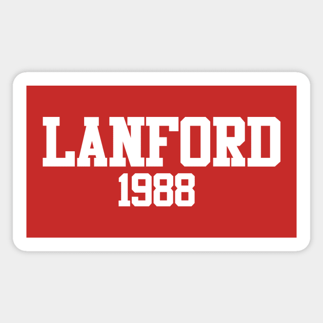 Lanford 1988 Sticker by GloopTrekker